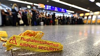Terminal 1 des Frankfurter Flughafens wurde von der Polizei geräumt.