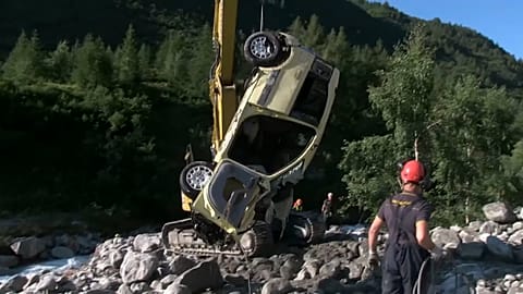 Zwei Tote bei Erdrutsch in italienischen Alpen 