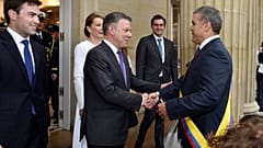 Novo presidente colombiano já tomou posse