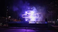 Lichterfest in Ecuadors Hauptstadt Quito