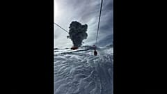 Erupción en Chile dentro de un complejo volcánico activo