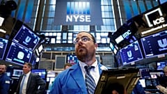 Ein Trader an der New York Stock Exchange