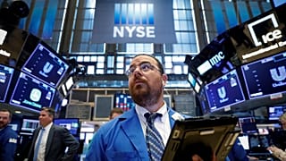 Ein Trader an der New York Stock Exchange