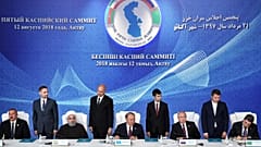 Acordo sobre estatuto jurídico do Mar Cáspio em Aktau 