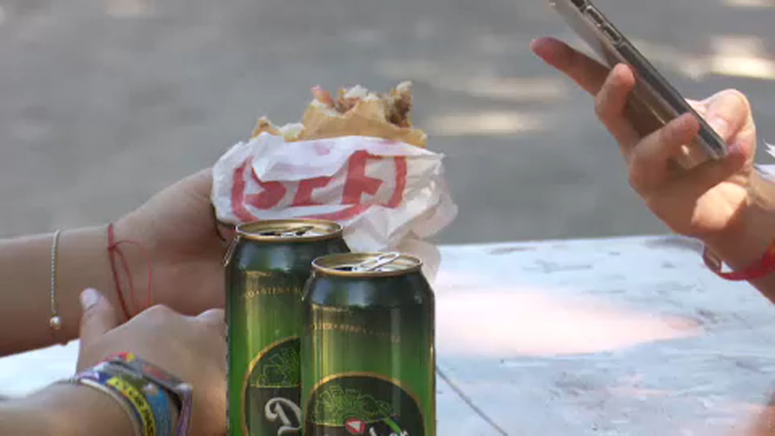 Ebédidő a Sziget Fesztiválon