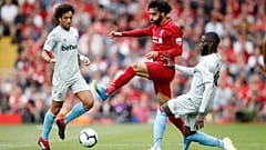 شاهد: محمد صلاح يستهل الموسم الجديد مع ليفربول بهدف في مرمى ويستهام