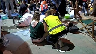 سقوط سکو در یک جشنواره موسیقی در شهر ویگو در شمال غربی اسپانیا