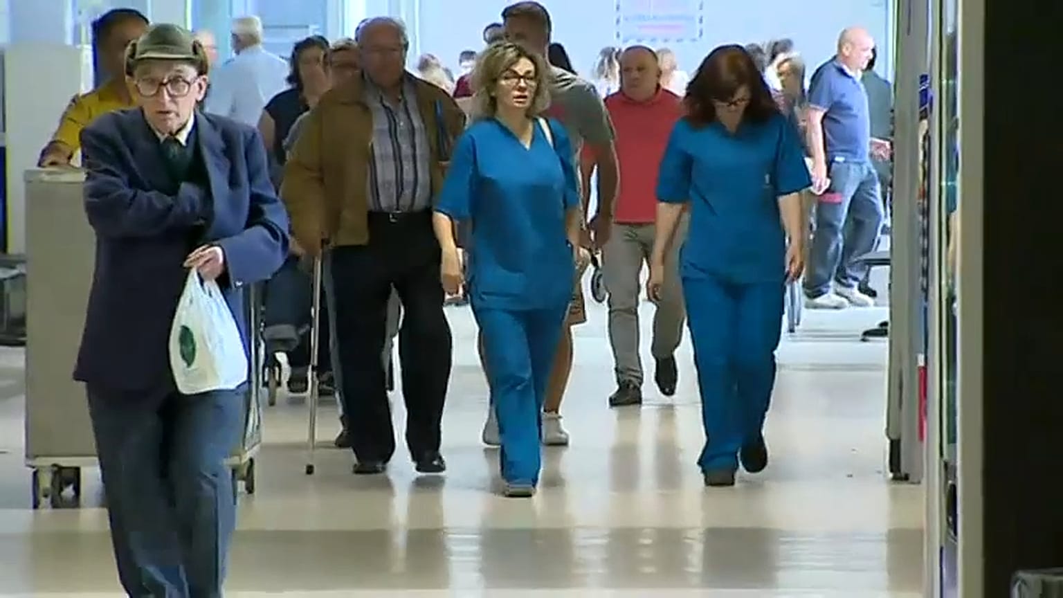 Enfermeiras num hospital - Greve dos enfermeiros
