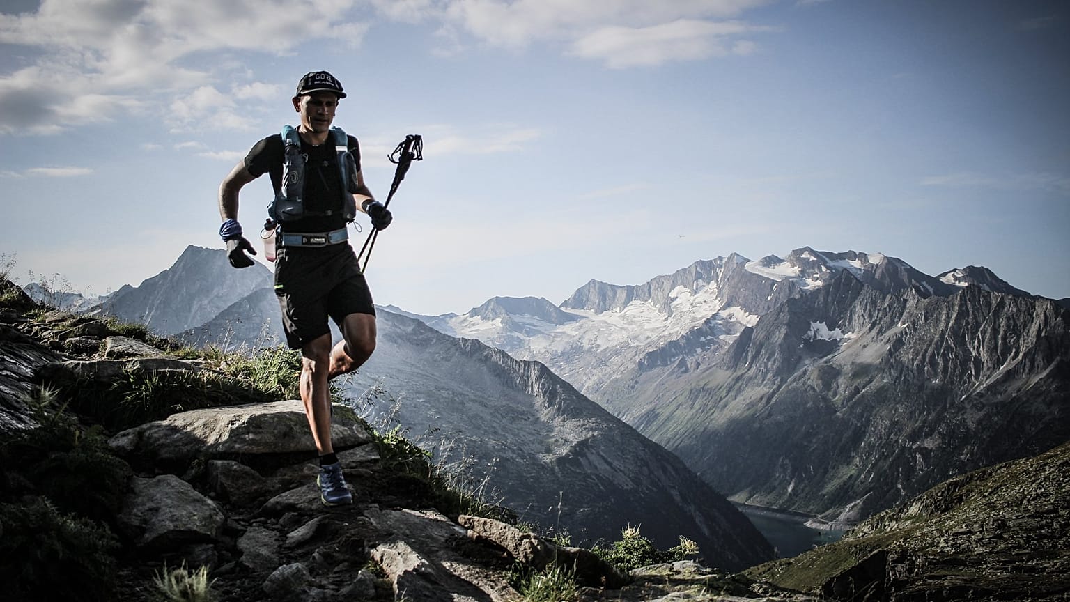 Daniel Jung auf dem Tiroler Höhenweg