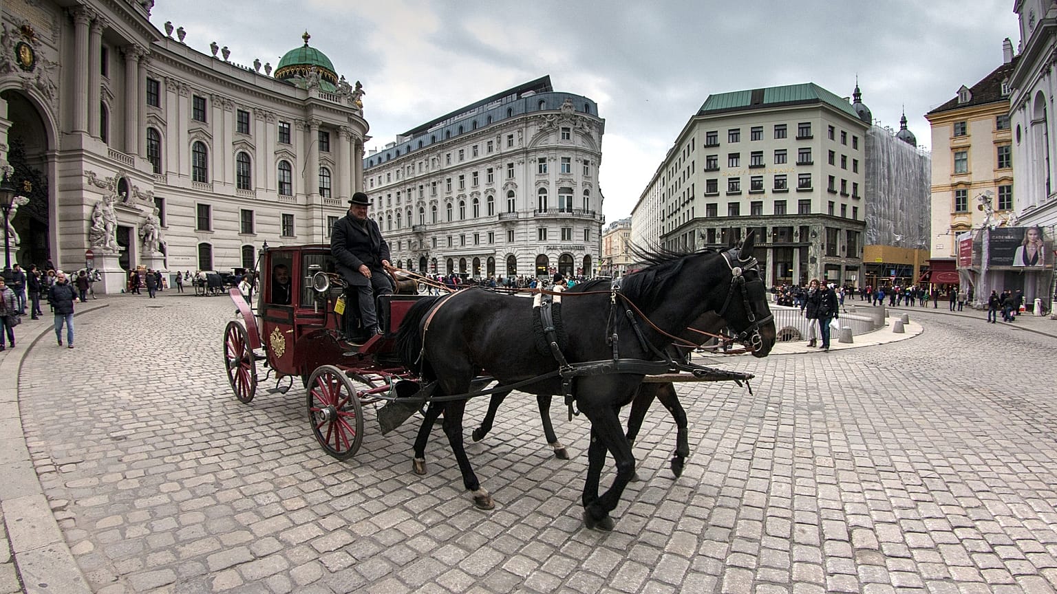 Ein Fiaker in Wien
