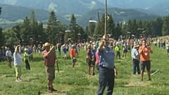 Watch: Slovenians gather to set Guinness World Record in scything