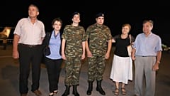 Στην πατρίδα οι Έλληνες στρατιωτικοί