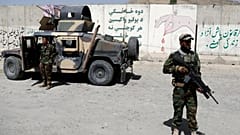Afghanische Truppen in Kabul