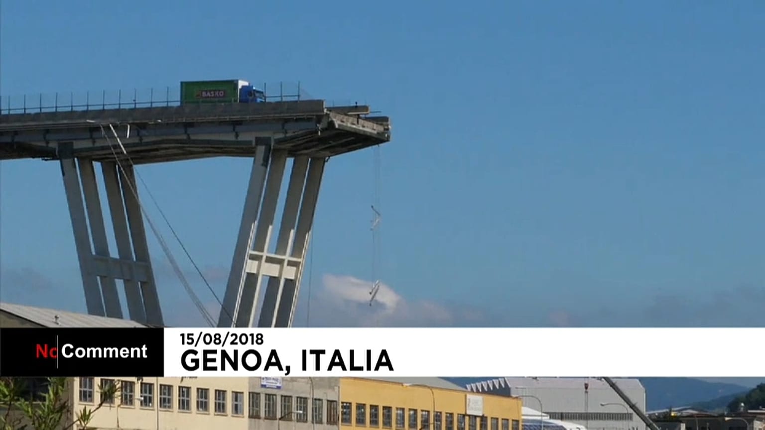 Colapso de viaduto mata dezenas em Génova