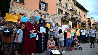 Familiares de los autores de los ataques en Cataluña en Ripoll en 2017.
