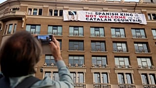 Protest gegen König Felipe