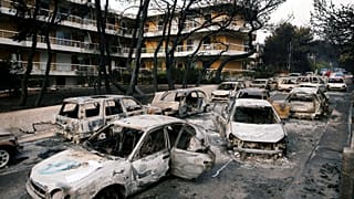 Una víctima del incendio de Attica denuncia al ministro