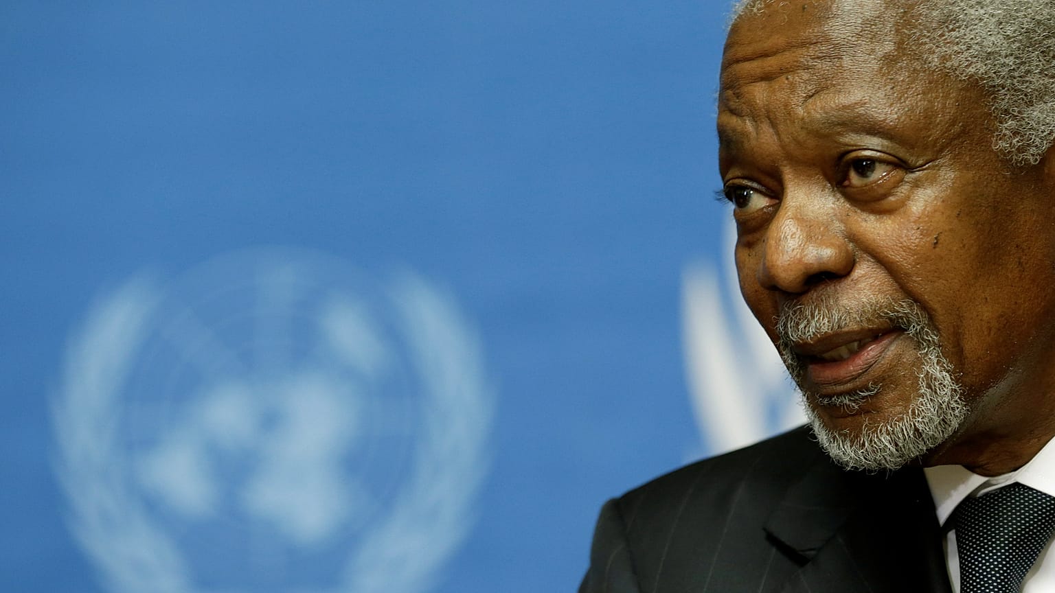 Kofi Annan im Jahr 2012 in Genf