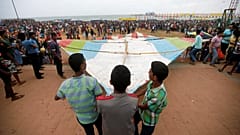 Sri Lanka'da uluslararası uçurtma festivali büyük ilgi gördü