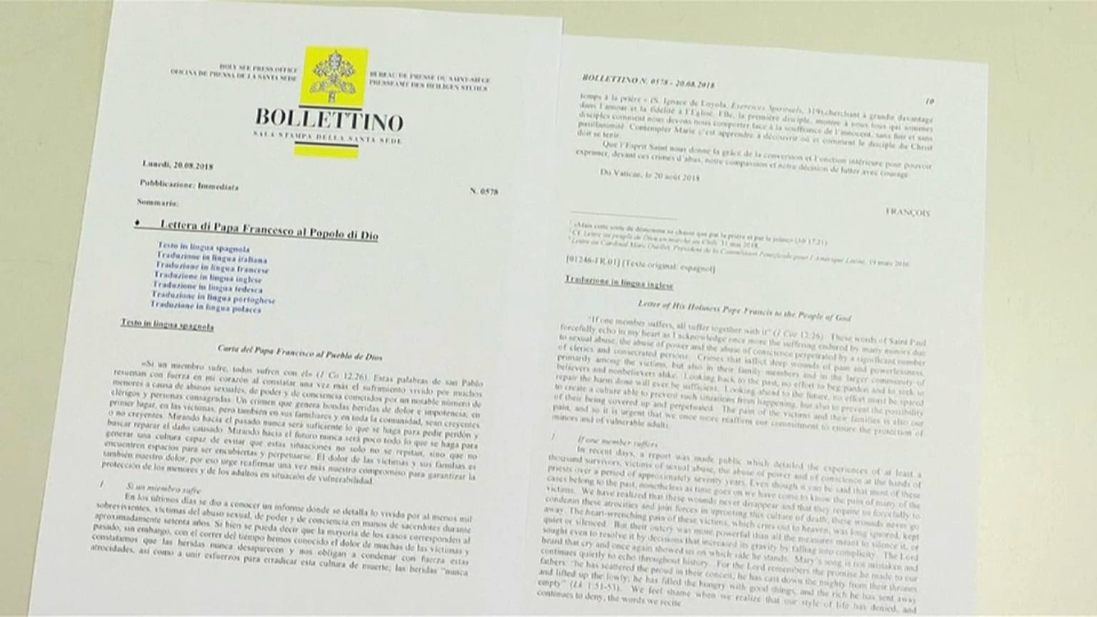 Pedofilia, il Papa chiede perdono 
