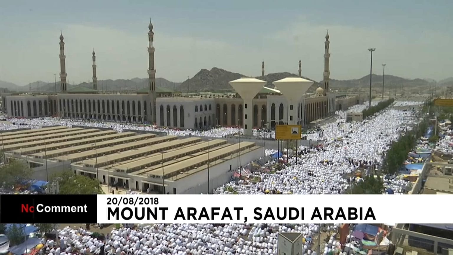 Más de dos millones de peregrinos suben al monte Arafat, en La Meca