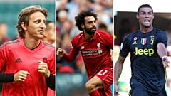 Os estreantes Modric e Salah diante do favorito Cristiano Ronaldo