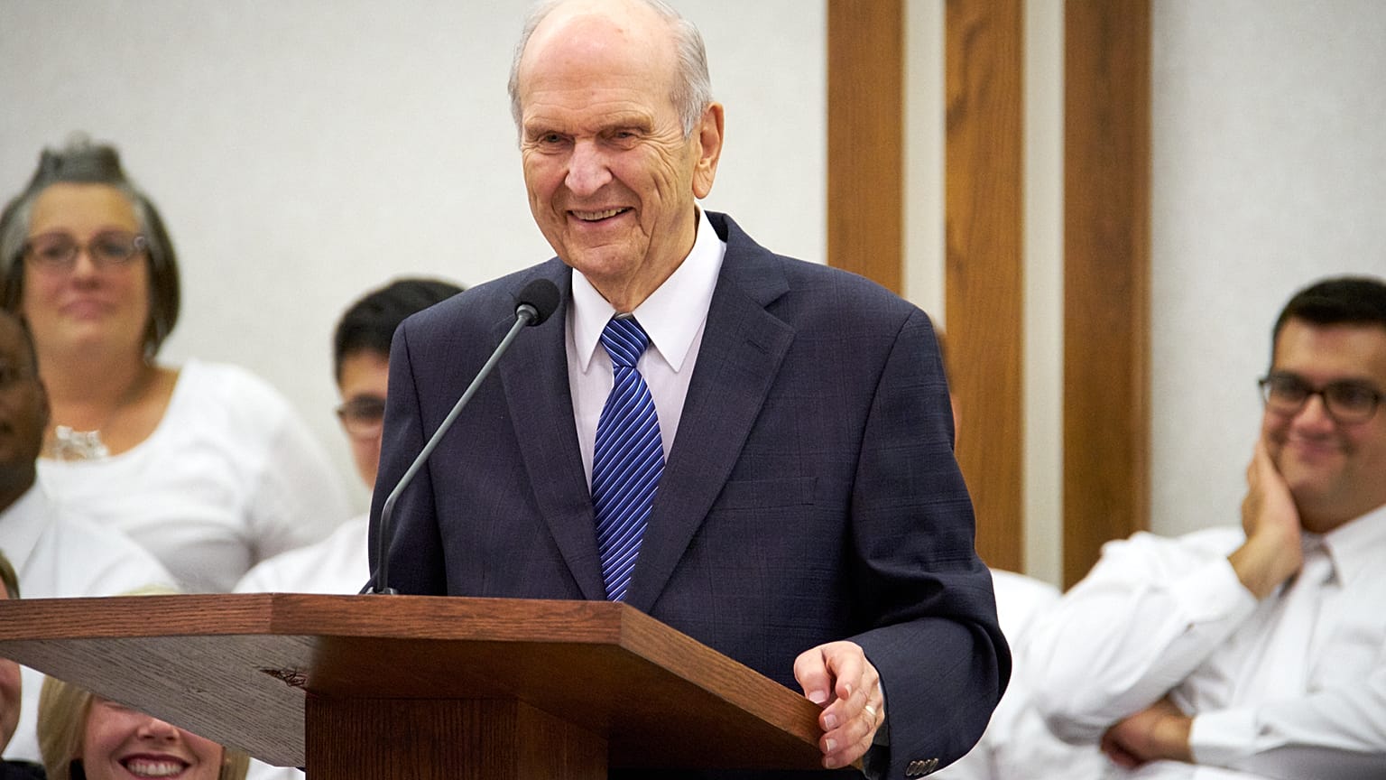 Russell M Nelson on August 17, 2018.