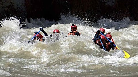 Desportos aquáticos no norte da Índia 