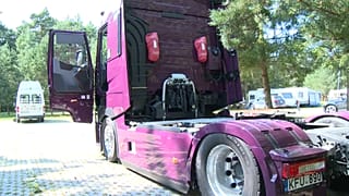 Fernfahrerprotest in Litauen