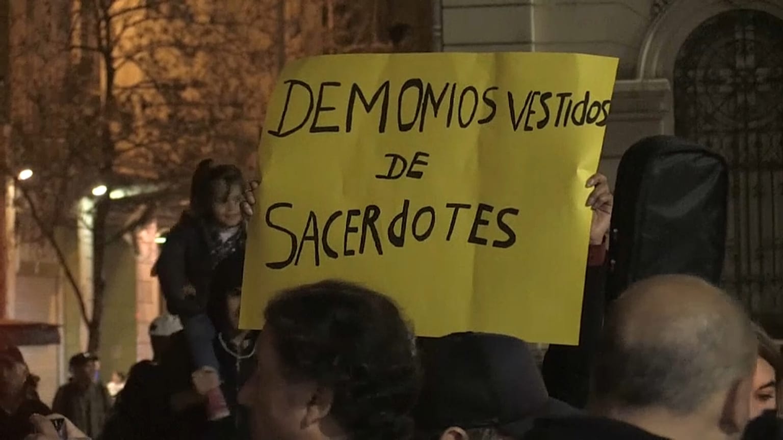 Protesta en Chile contra los abusos de la Iglesia Católica