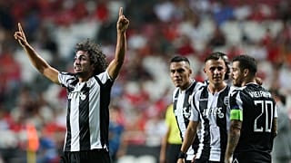 Πολύτιμη ισοπαλία με 1-1 για τον ΠΑΟΚ μέσα στη Μπενφίκα  