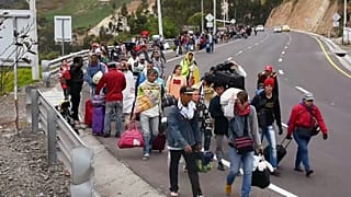 Venezuelanos procuram abrigo em países vizinhos