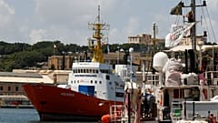 Le navire l'Aquarius