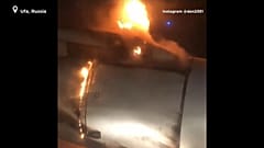 Amateur-Video: Plötzlich stand das Triebwerk in Flammen - 202 Passagiere an Bord