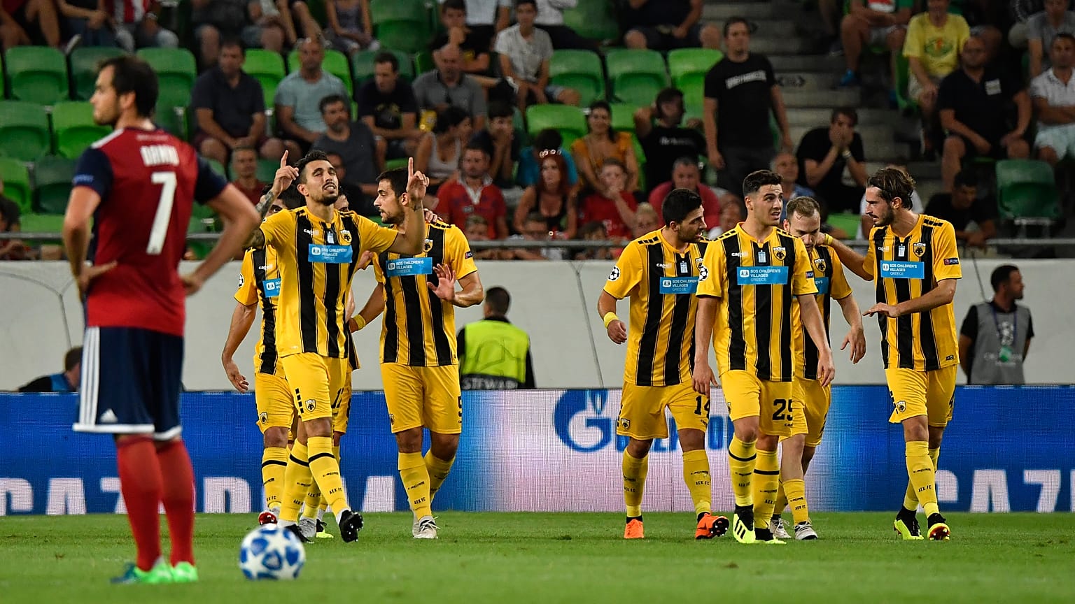 Bajnokok Ligája: vereséget szenvedett a Vidi az AEK Athéntól