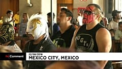 Le pèlerinage des catcheurs mexicains