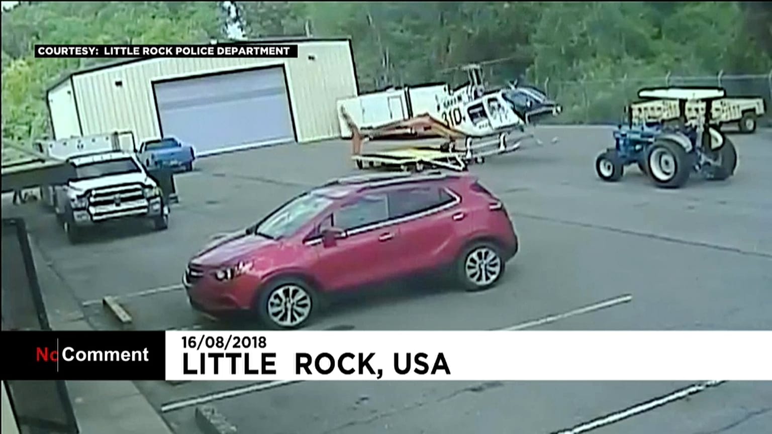 Watch: Helicopter crashes during routine maintenance check 