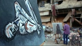 Watch: Syrian artists create colour amid ruins