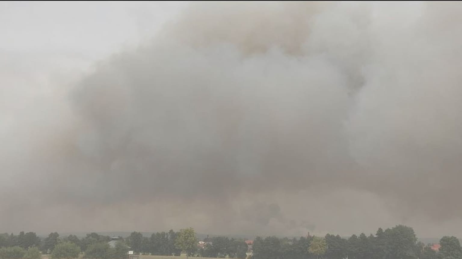 Inferno fuori Berlino, bruciati 400 ettari