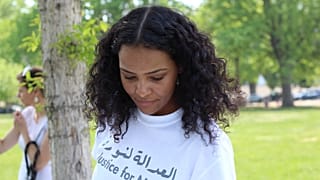 جزء من حملة لمساندة نورا في واشنطن مايو / أيار الماضي