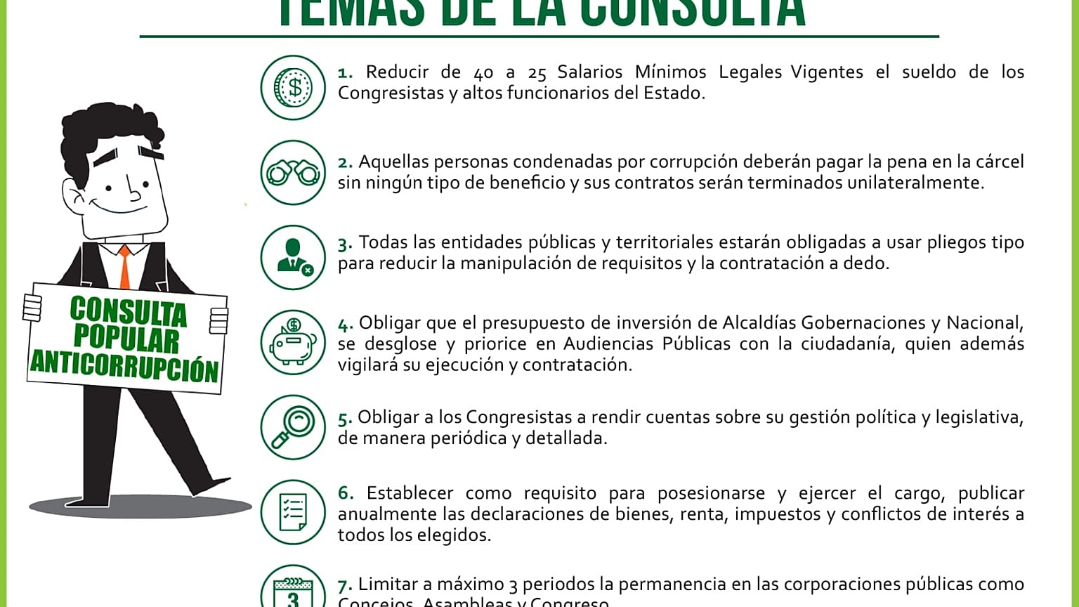 La Colombia vota contro la corruzione