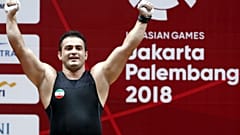سهراب مرادی رکورد یک ضرب دسته ۹۴ کیلوگرم جهان را شکست