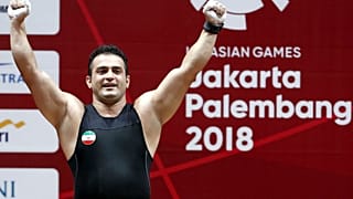 سهراب مرادی رکورد یک ضرب دسته ۹۴ کیلوگرم جهان را شکست
