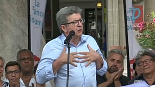 Pour Mélenchon, les prochaines européennes seront un "référendum anti-Macron"