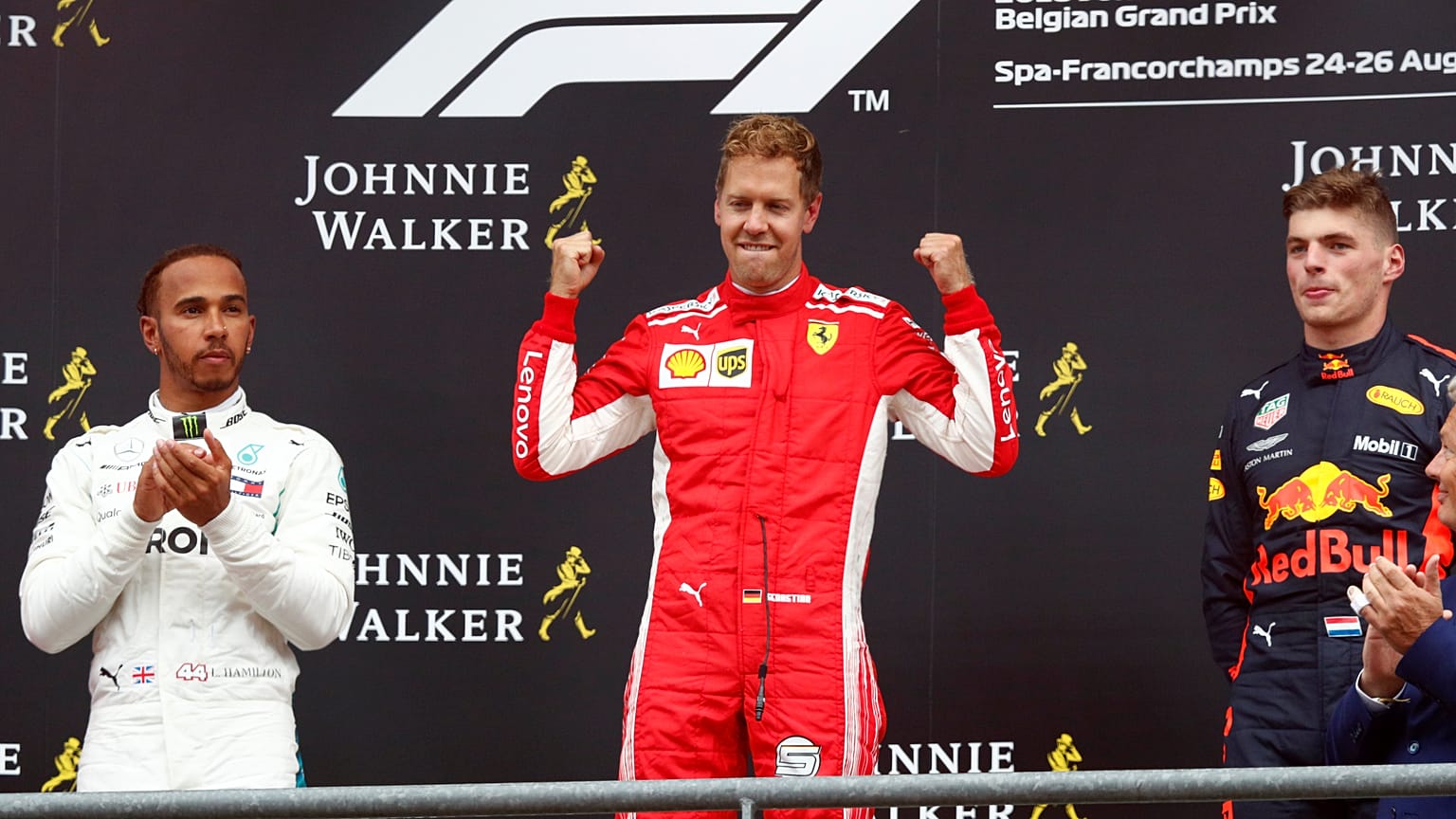 F1 : Vettel plus fort que le roi en Belgique