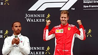 Sieg in Spa: Vettel verkürzt WM-Rückstand auf Hamilton