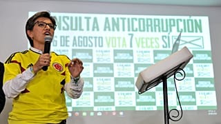 Los colombianos dicen 'no' a la corrupción en referéndum