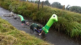 Watch: Battling the bogs at World Bog Snorkeling Championships