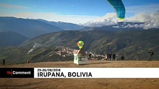 Des parapentistes déjantés dans les Andes