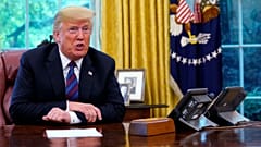 Donald Trump en conversation téléphonique avec Enrique Pena Nieto. 27/08/18